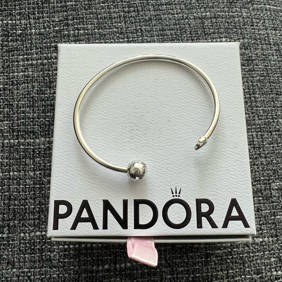 Pandora Moon Star Cuff Bangle - Picture 3 of 4
